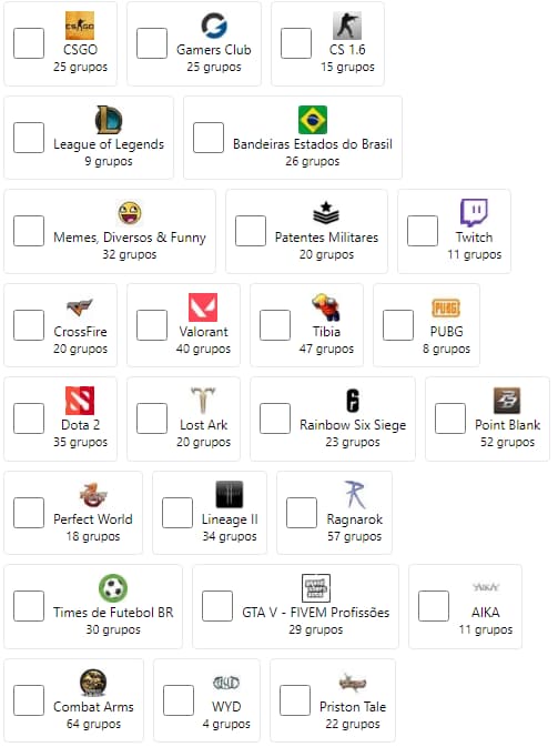 Grupos Servidor de TS